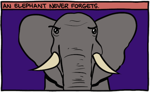 An image of An Elephant Never Forgets