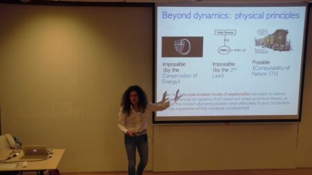 Chiara Marletto in “The Physics of Can and Can’t’: from the universal computer to the universal constructor”, February 2020